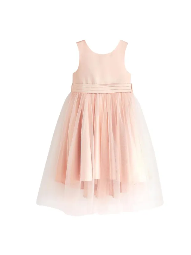 Next Abito Damigella Bambina Midi Tulle con Fiocco