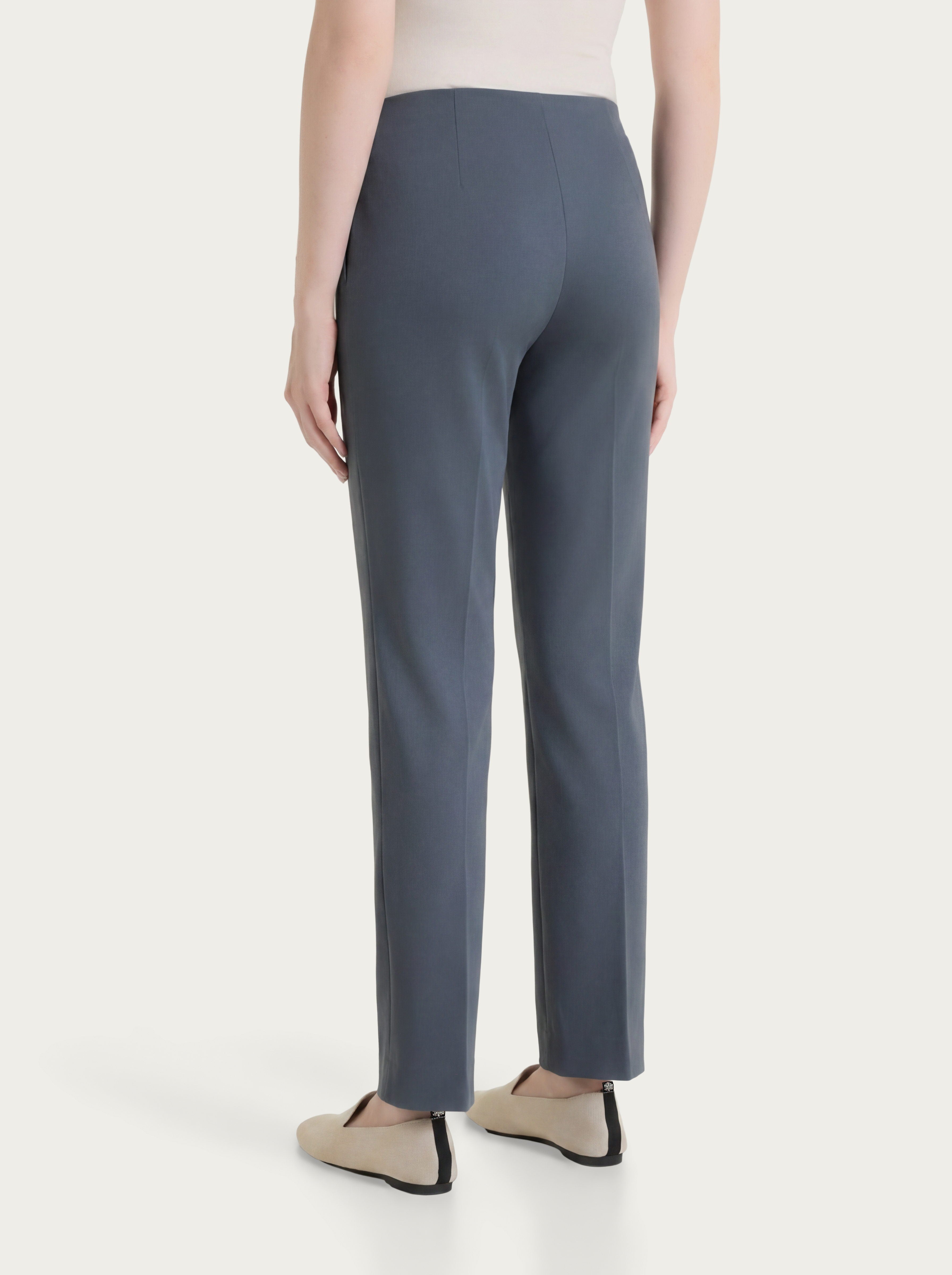 Ragno Satin Power pantalone capri turbulence nero dritto