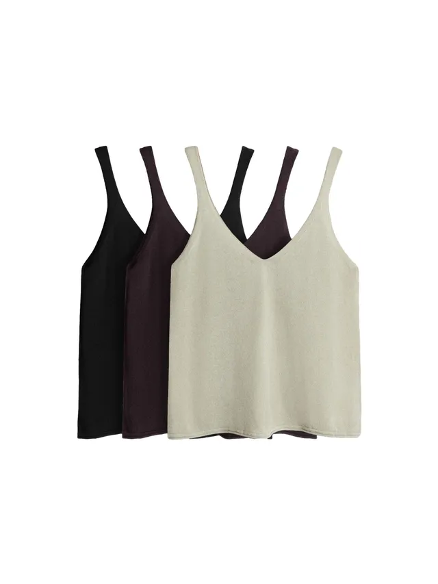 Next The Set Canotte Donna Scollo V 3 Pezzi
