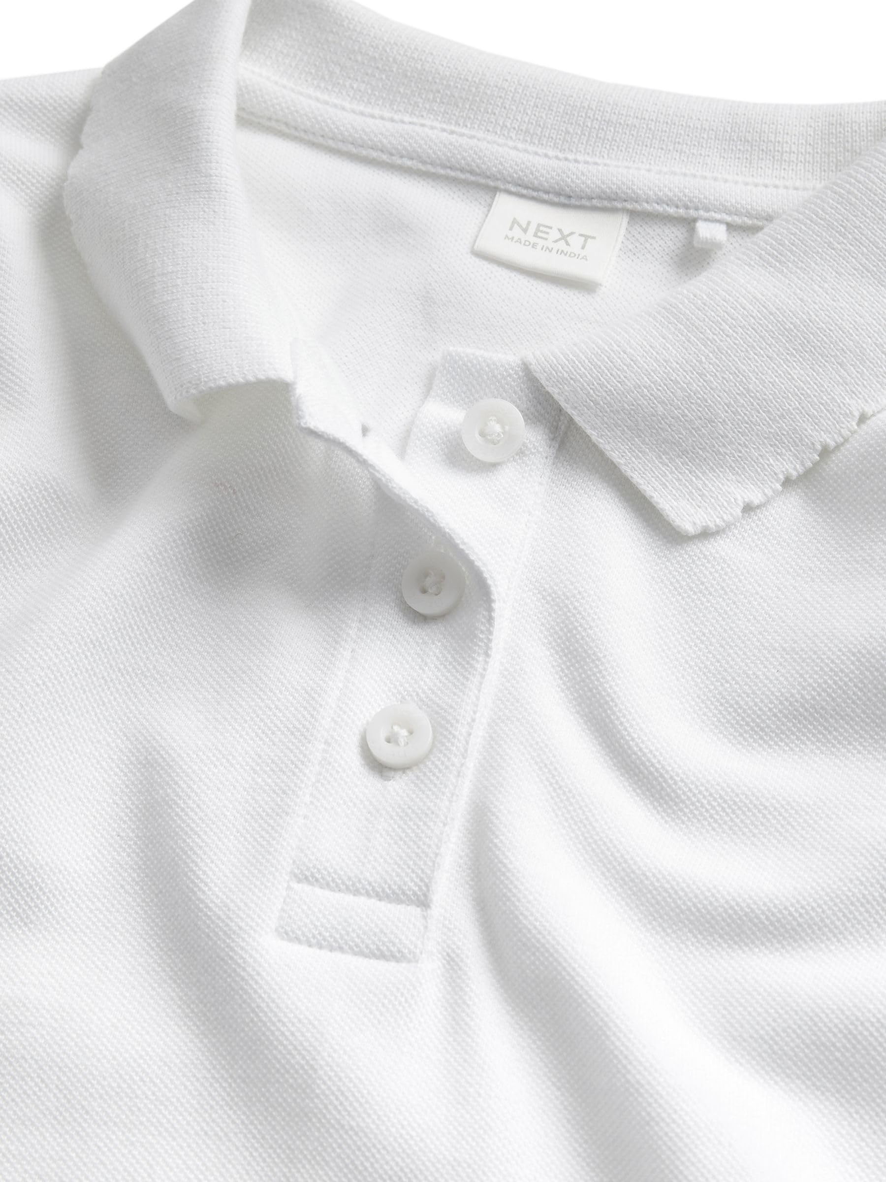 Next Polo Scuola Bambina 4 Anni 5 Pezzi Cotone Maniche Lunghe