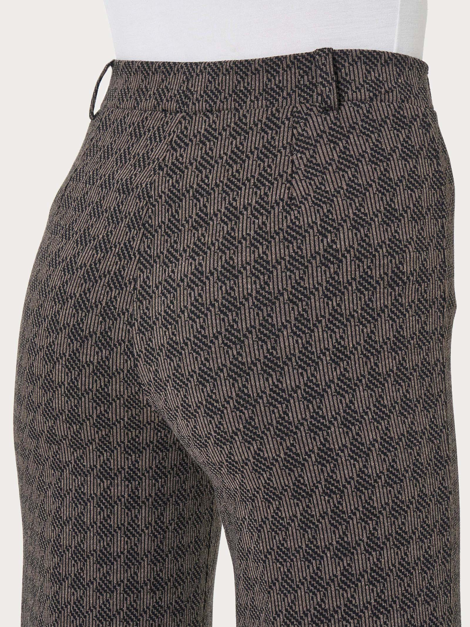 Ragno Compact Pantalone donna wide leg Fant. Pine Bark