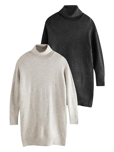 Geo Next The Set Abiti Collo Alto abito donna 2 pezzi maglia