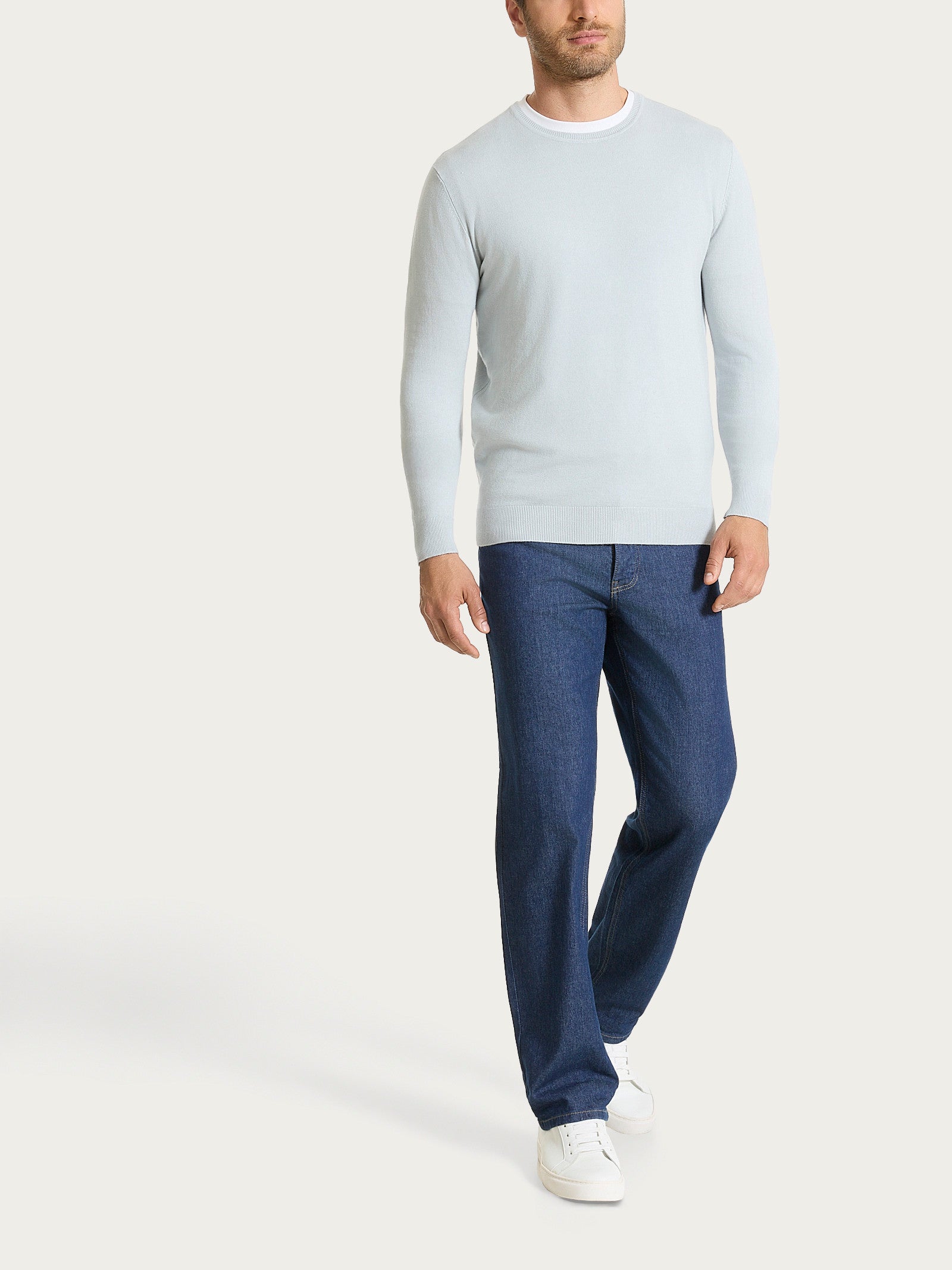 Ragno Jeans Bootleg Light Denim Elasticizzato Indigo Uomo