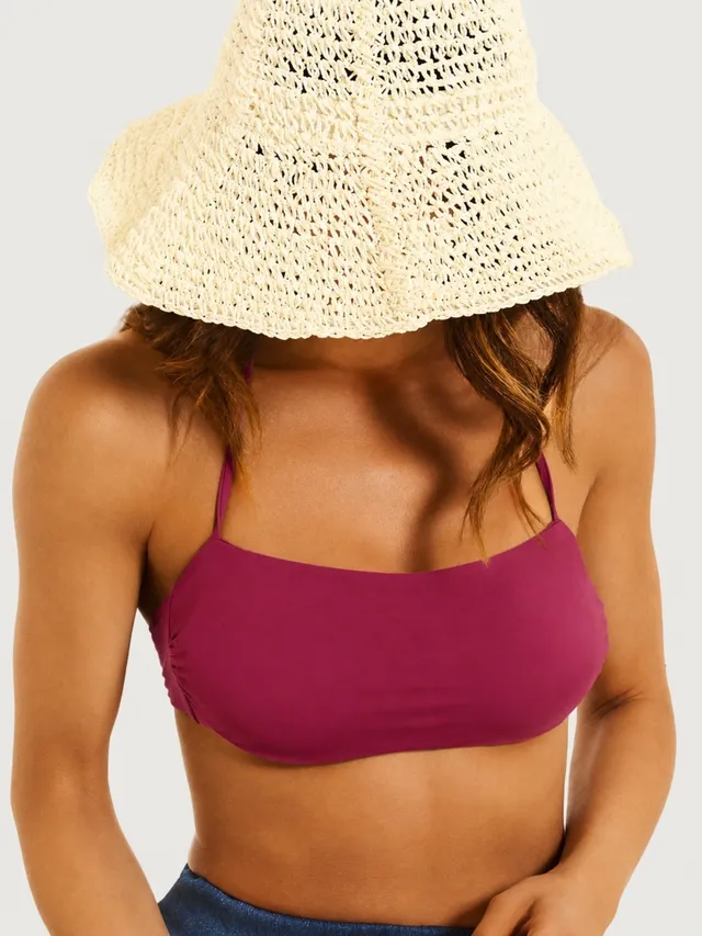 Ragno Invisible reggiseno fascia Beet Red microfibra
