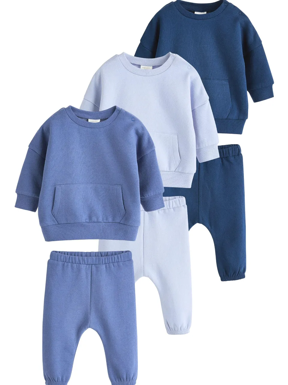 Next completi neonato felpa 6 pezzi taglia 92-98