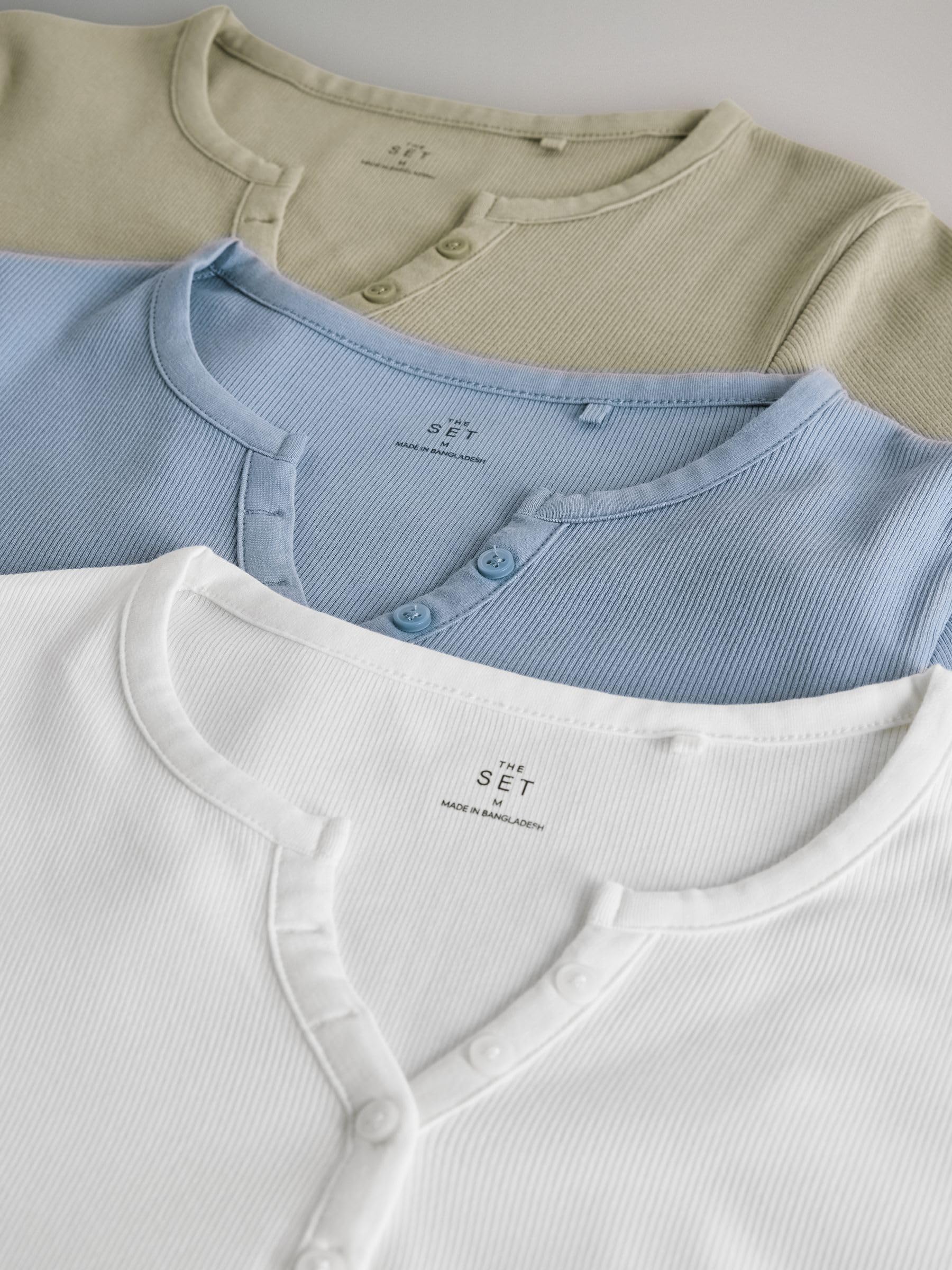 Next The Set Serafino T-Shirt Donna Manica Corta 3 Pezzi