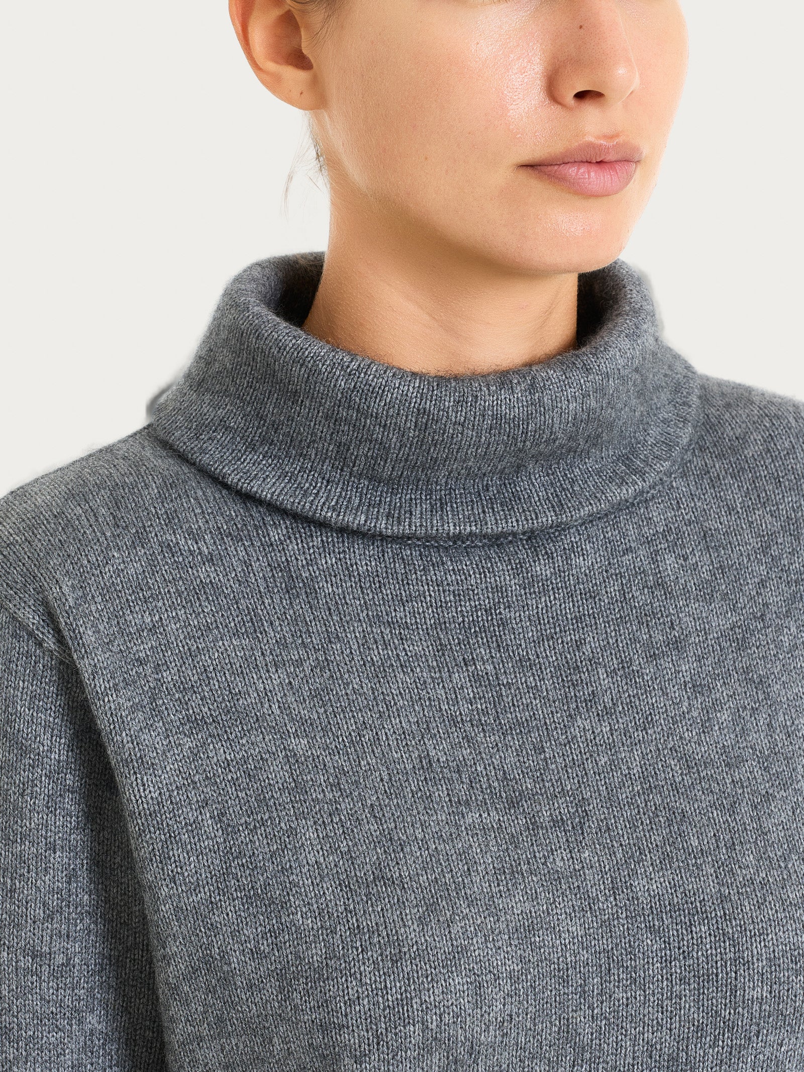 Ragno Natural Soft Maglia collo ciambella ferro mel