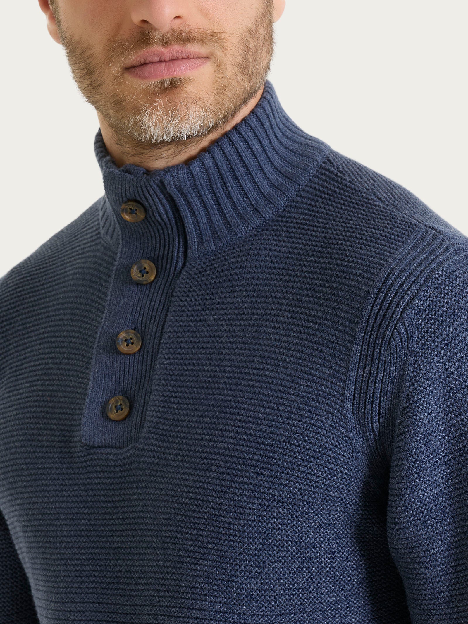 Ragno Winter Cotton Lupetto Zip Uomo Avio in Cotone