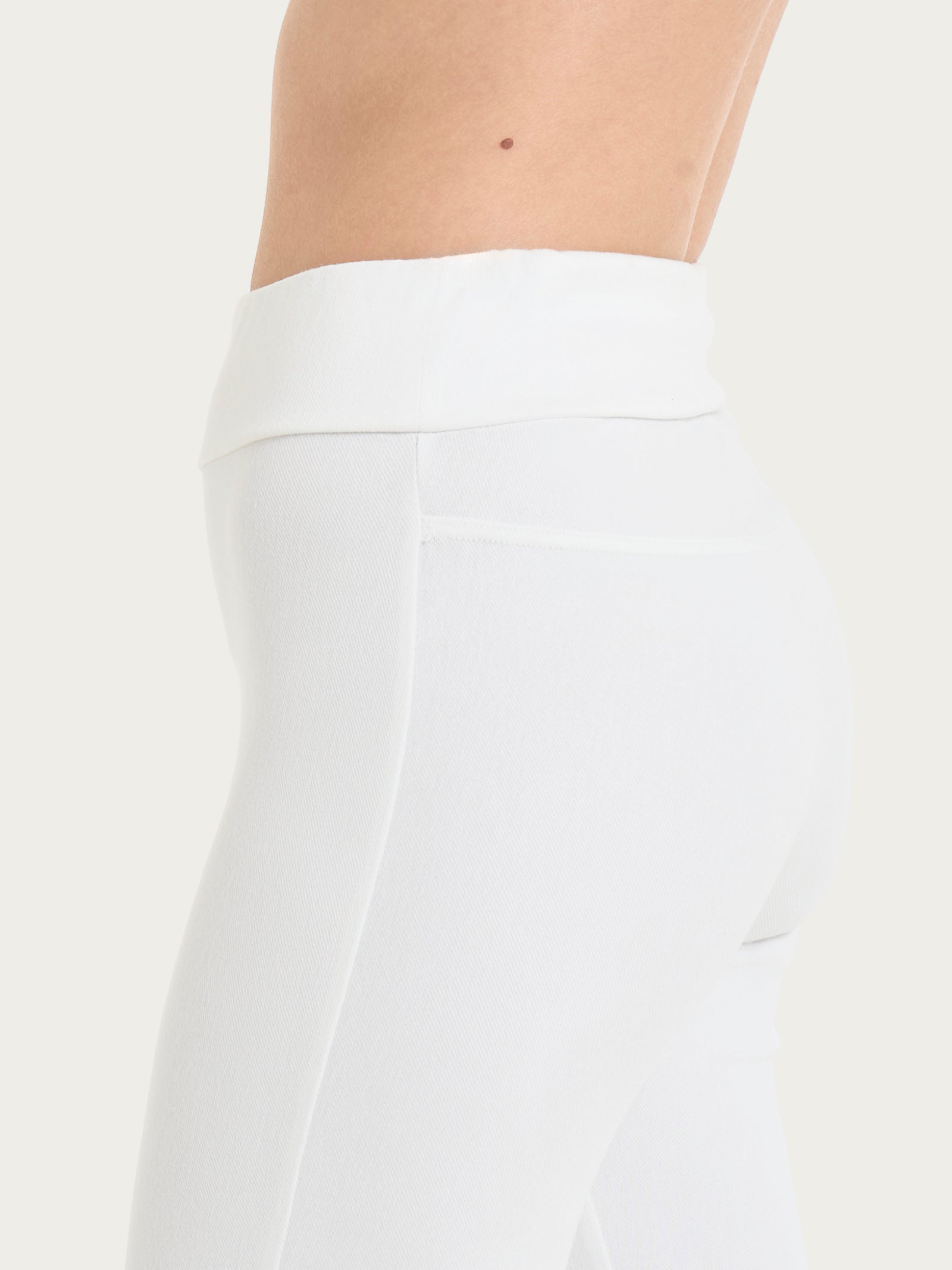 Ragno beYOUtiful leggings capri denim Bianco donna