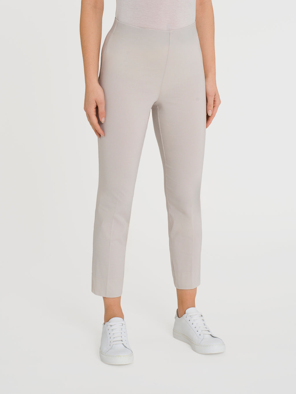 Ragno Super Fresh pantaloni pinocchietto donna champignon spacco