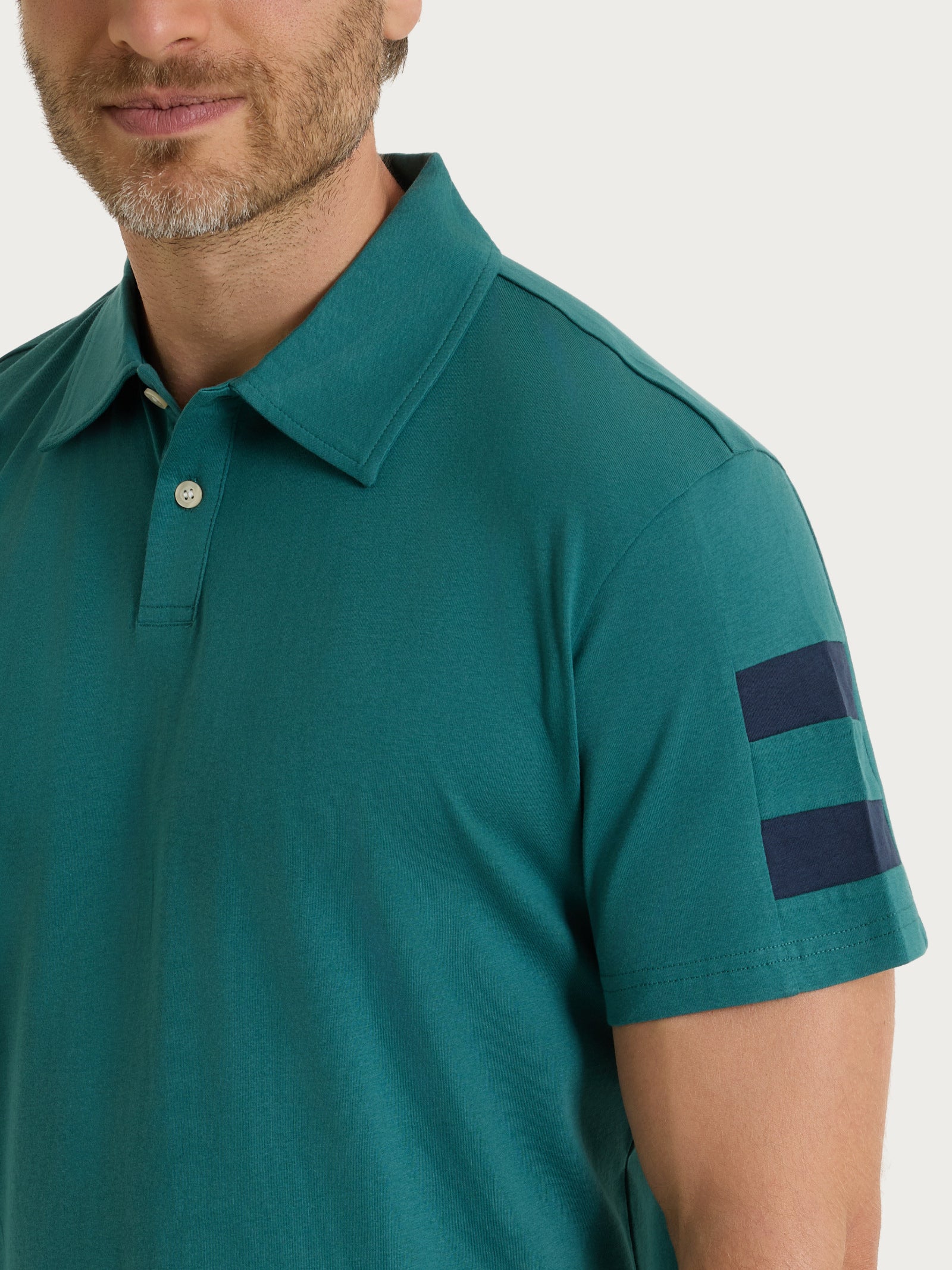 Ragno Jersey Cotone polo uomo taschino Fant. Bayberry