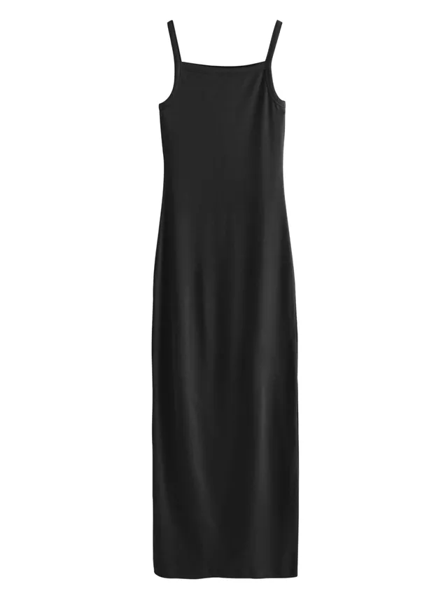 Next Abito Maxi Costine Spalline Donna