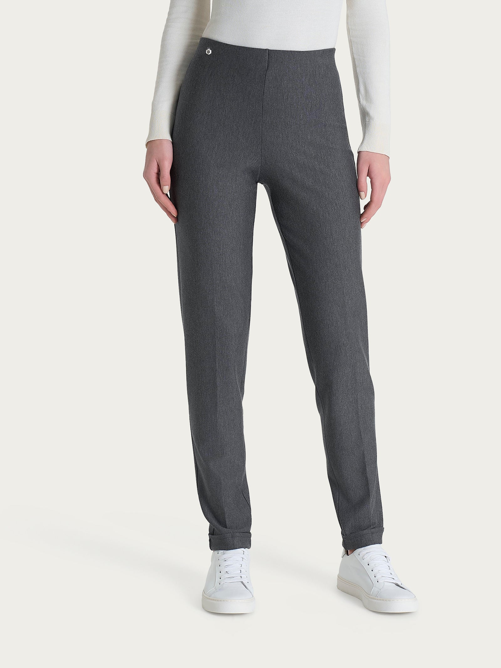 Ragno Compact The Cigarette Pantalone Donna Ardesia skinny