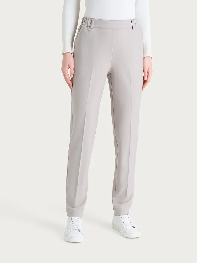 Ragno Flannel Twill Pantalone Chino Slim Nude Viscosa