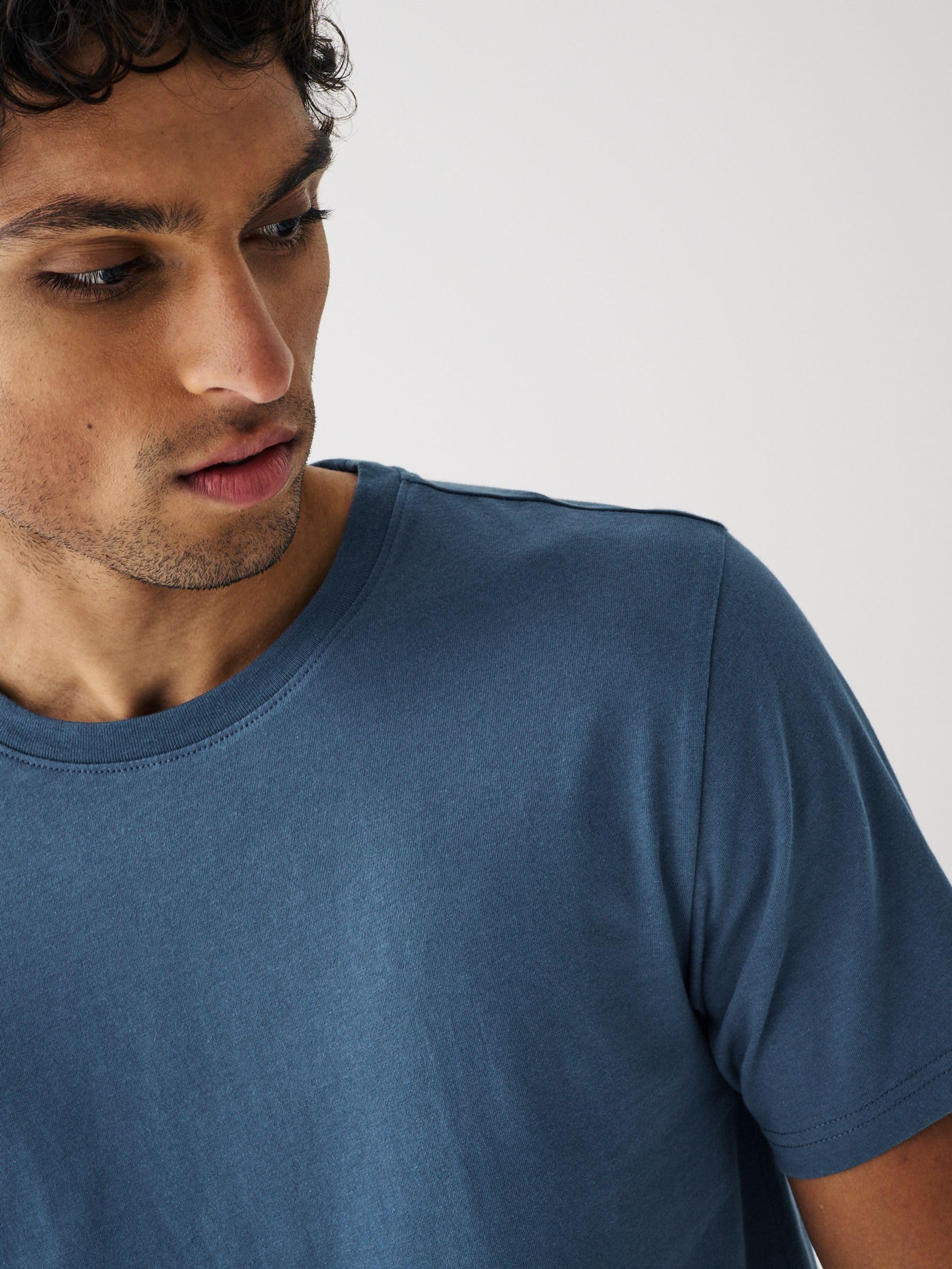Next Basic T-Shirt Cotone Uomo Confezione da 6 Regular