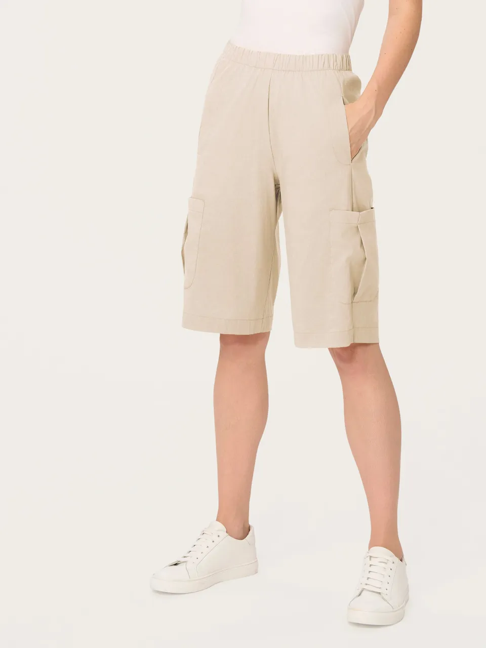 Ragno Super Fresh bermuda cargo donna champignon