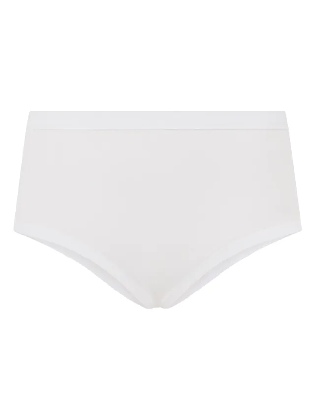 Ragno Comfort slip alto donna bianco bipack 2 pezzi cotone