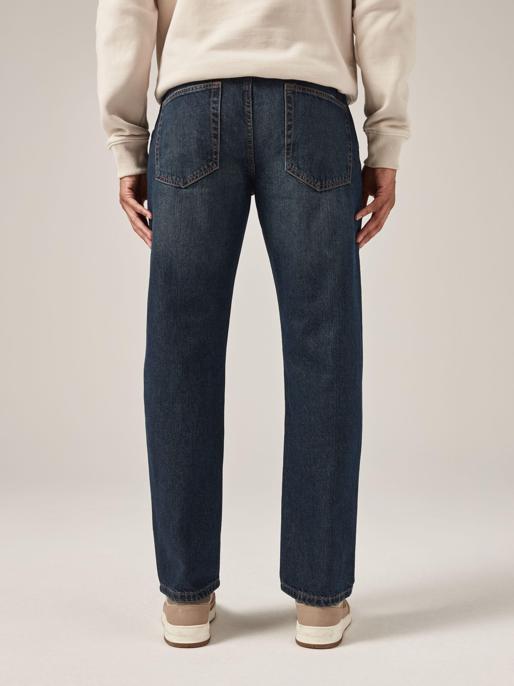 Next Jeans Bootcut Uomo 100% Cotone Denim Classico