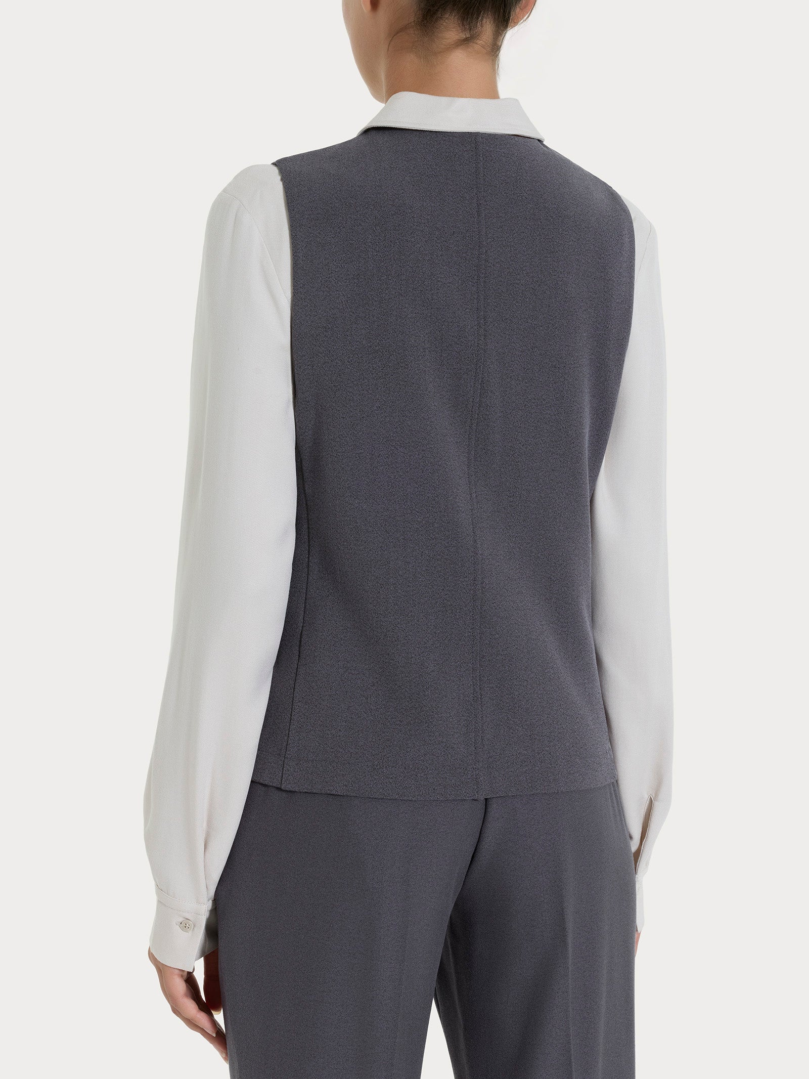 Ragno Comfort Flannel Twill gilet Ardesia elegante