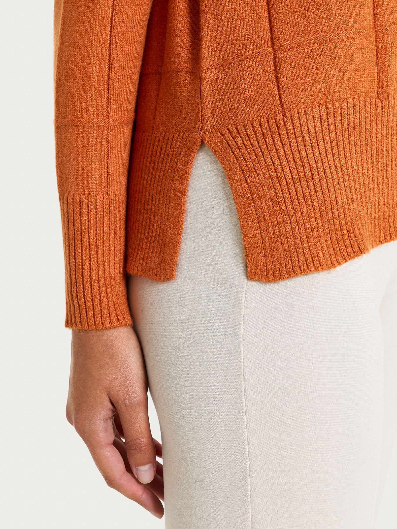 Ragno Super Soft maglia girocollo Rust morbida