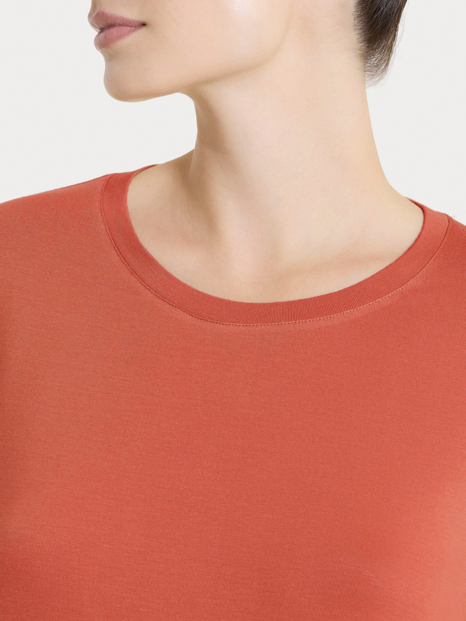 Ragno Ultralight Maglietta donna Burnt Brick manica corta