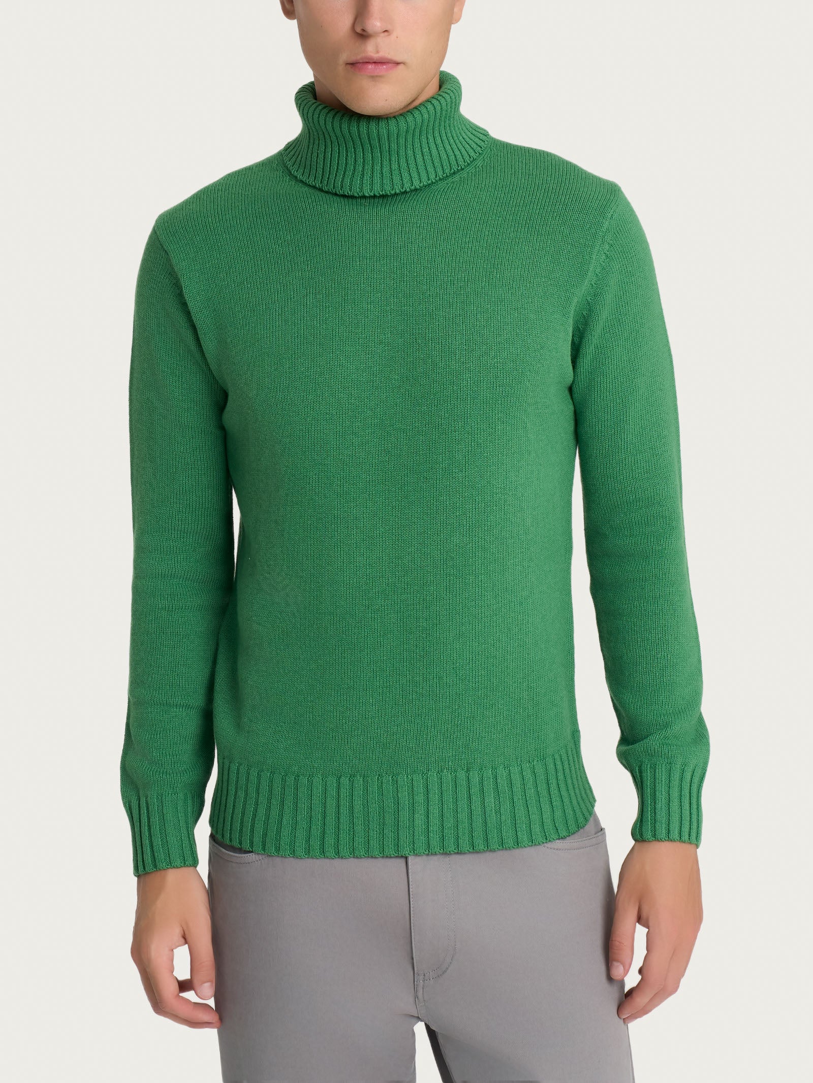 Ragno Nice Wool dolcevita uomo Juniper