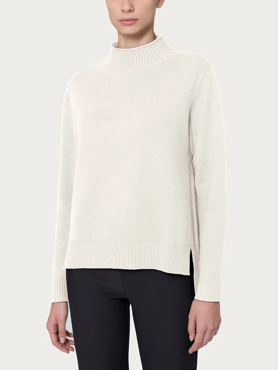 Ragno Super Soft Lupetto Maglia Avorio Boxy