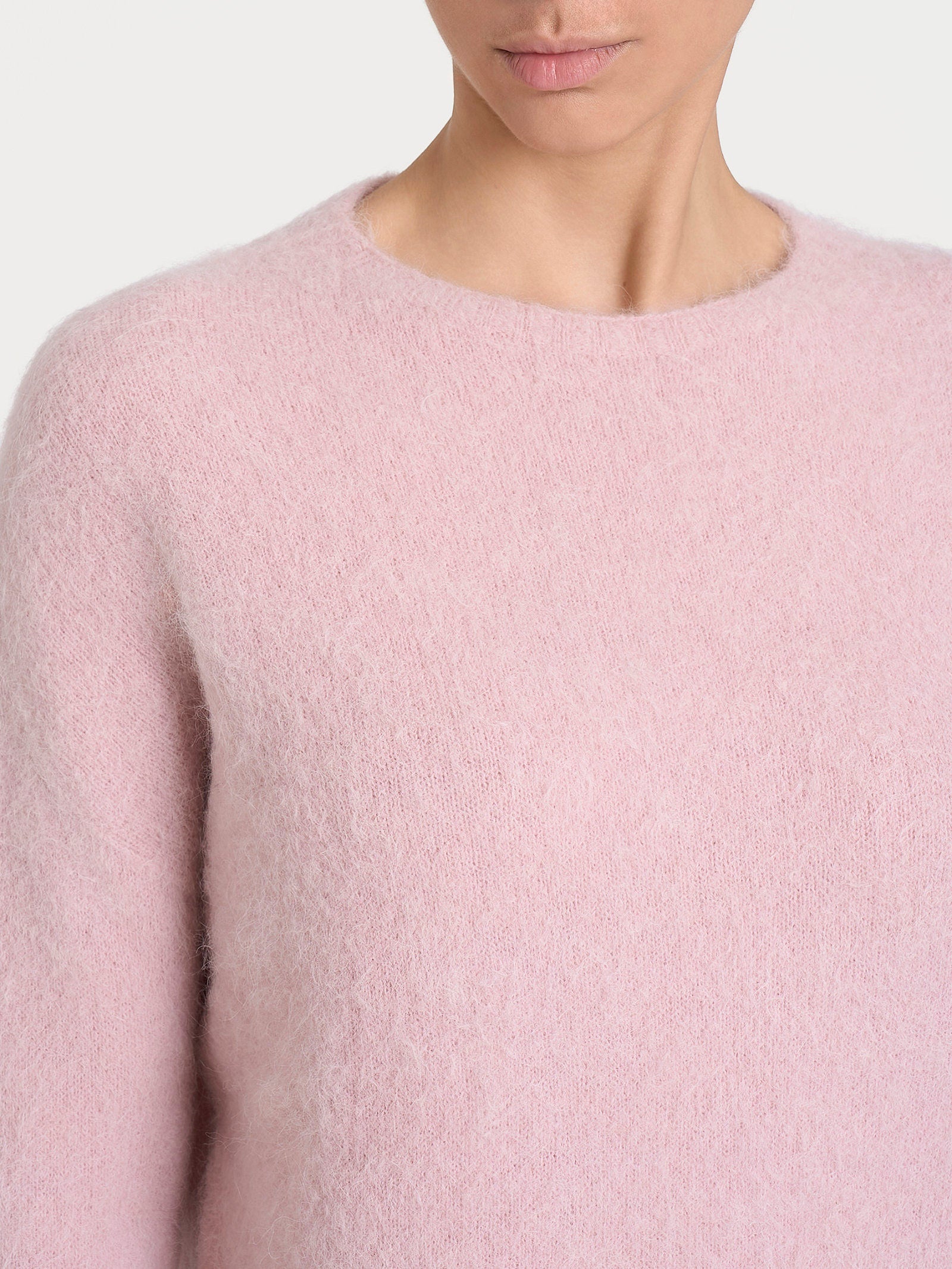 Ragno SL Maglia Girocollo Misto Alpaca Cameo Rose pullover