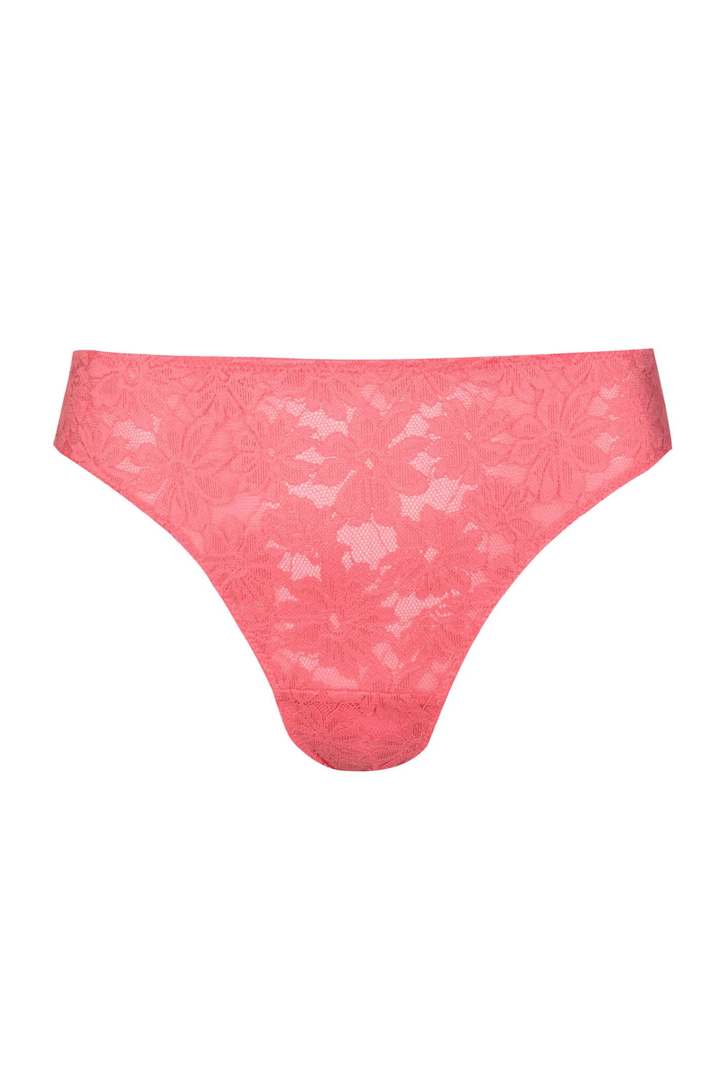 Goldenpoint brasiliana donna slip pizzo floreale fianco medio
