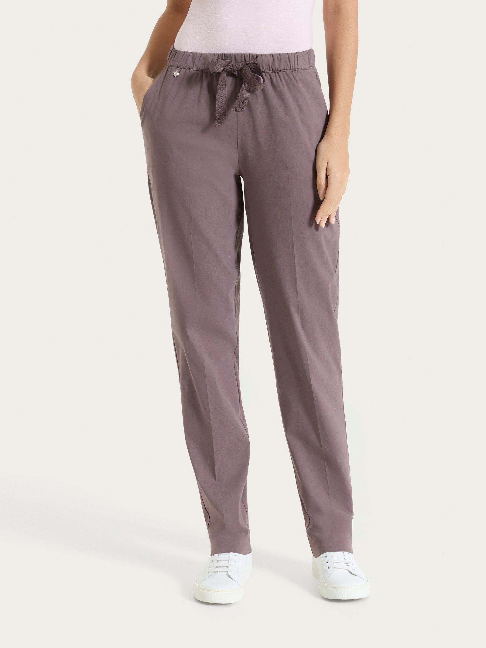 Ragno Super Fresh pantalone jogger plum truffle baggy