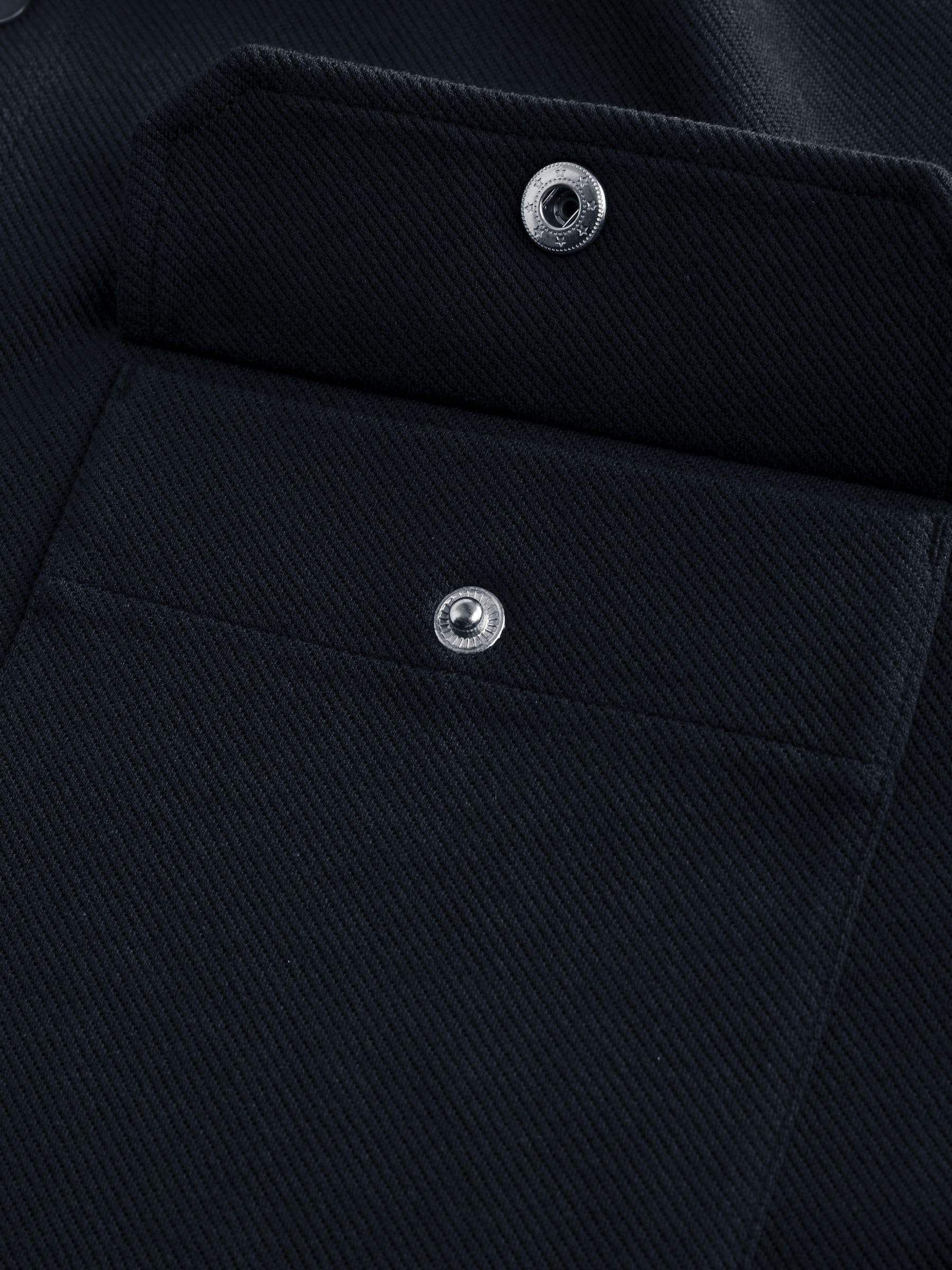 Next Stile Camicia giacca uomo jersey bottoni pressione