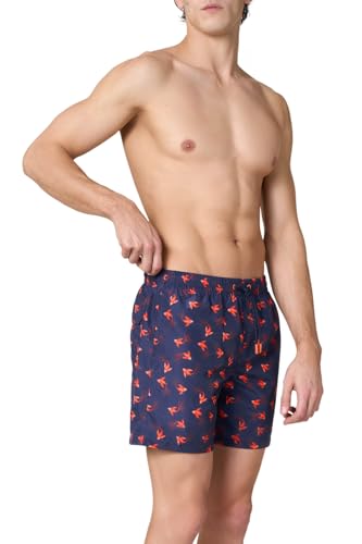 Goldenpoint Red Fish costume boxer uomo fantasia rossa