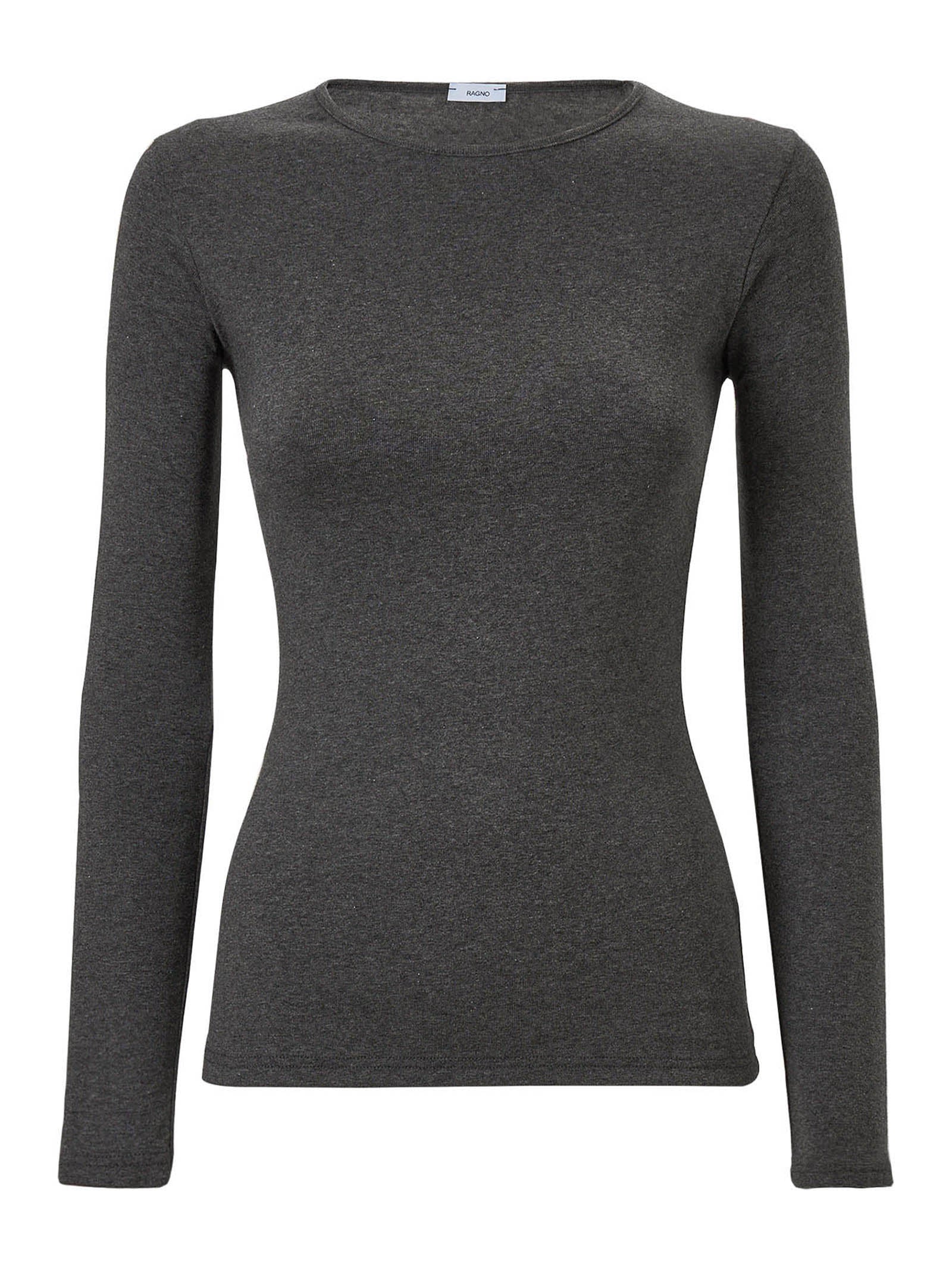 Ragno Thermo Cotton maglietta girocollo ardesia manica lunga
