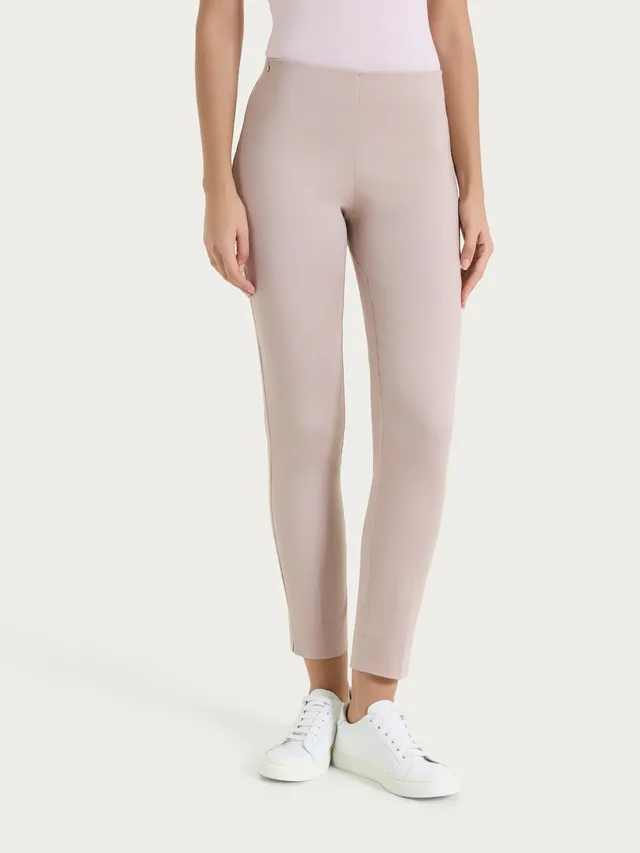 Ragno Satin Power Pantalone Capri Sphinx rosa skinny