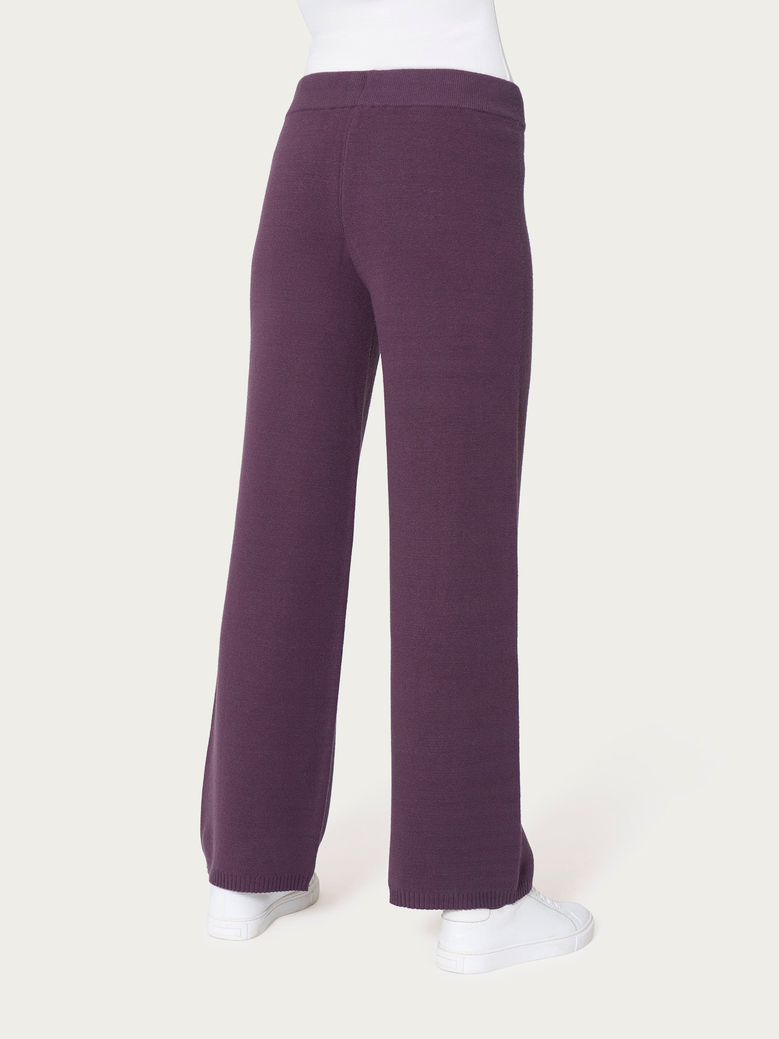 Ragno Compact Pantalone Ampio pantaloni viola Plum Perfect