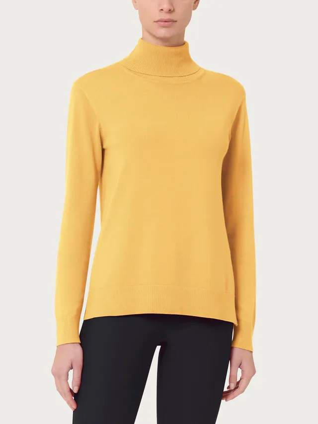 Ragno Four Seasons Dolcevita maglia gialla Misted Yellow