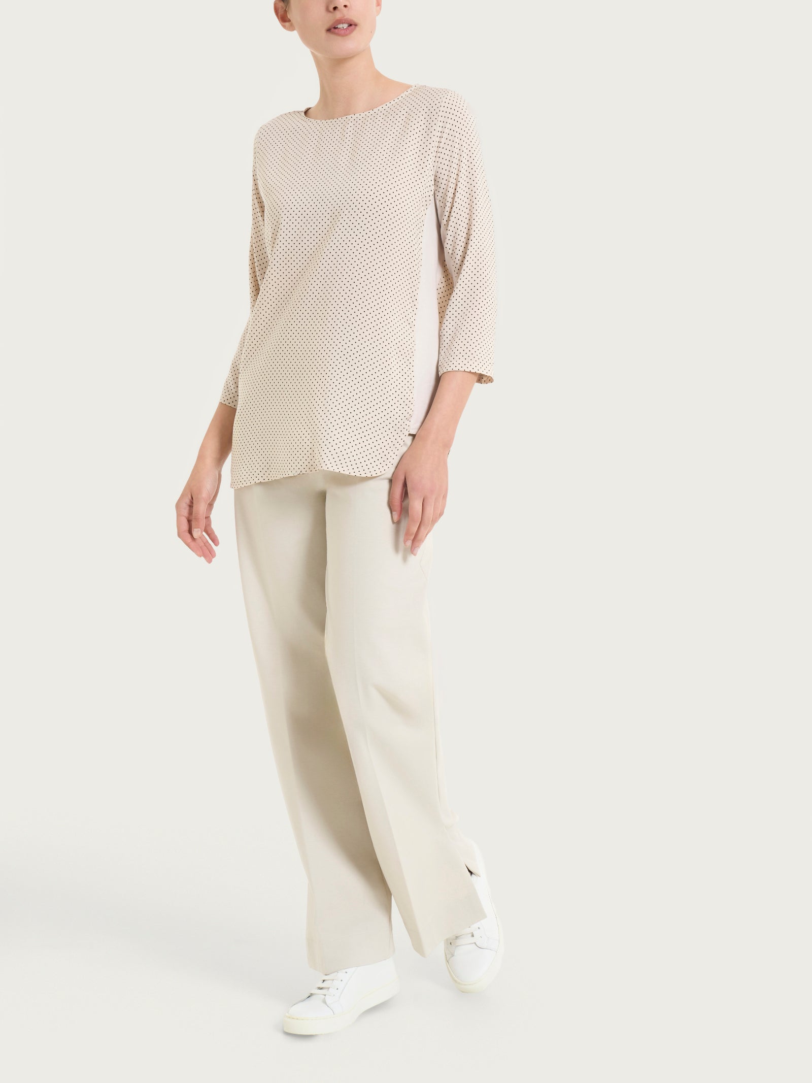 Ragno Relaxed Maglia Pois Champignon manica 3/4