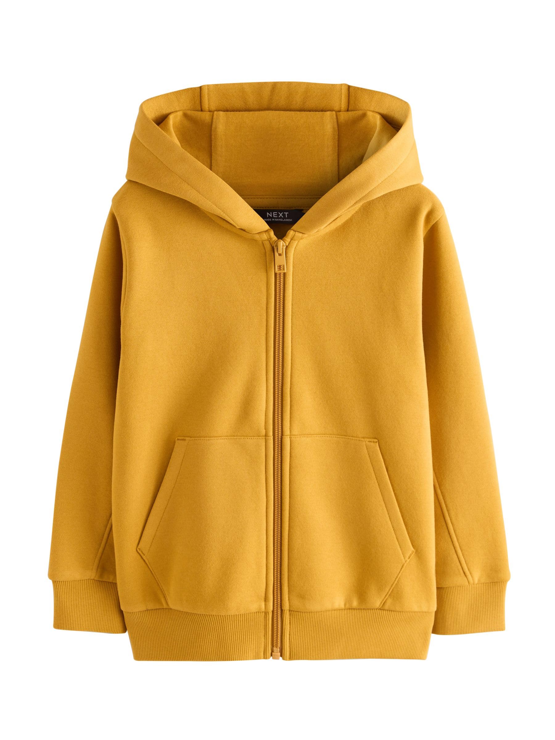 Next Felpa Zip Cappuccio Ragazzo Tinta Unita Comoda