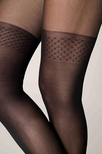 Goldenpoint collant donna senza cuciture effetto parigina