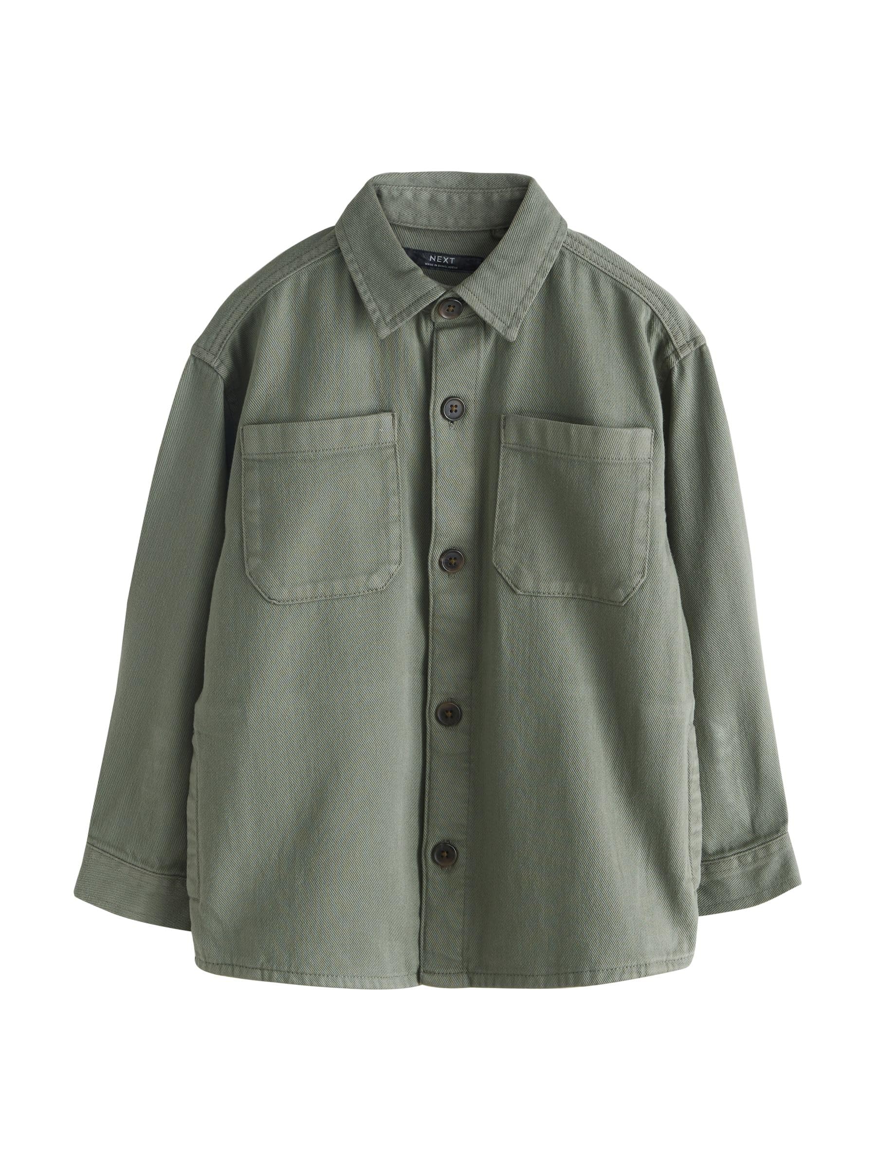 Next Giacca-camicia tela ragazzo 128 vestibilità comoda