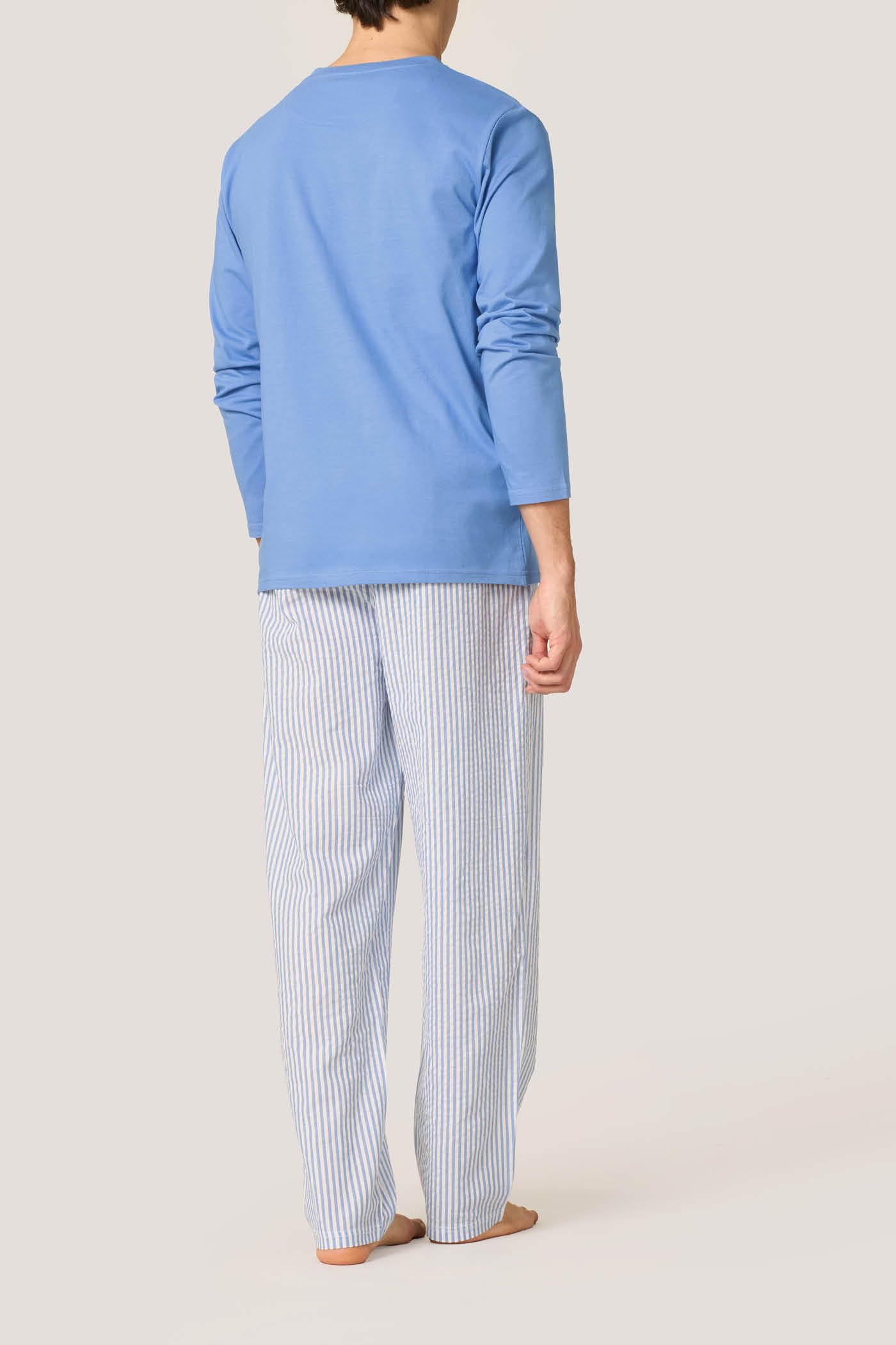 Goldenpoint Stripes Pigiama Lungo Uomo Cotone a Righe