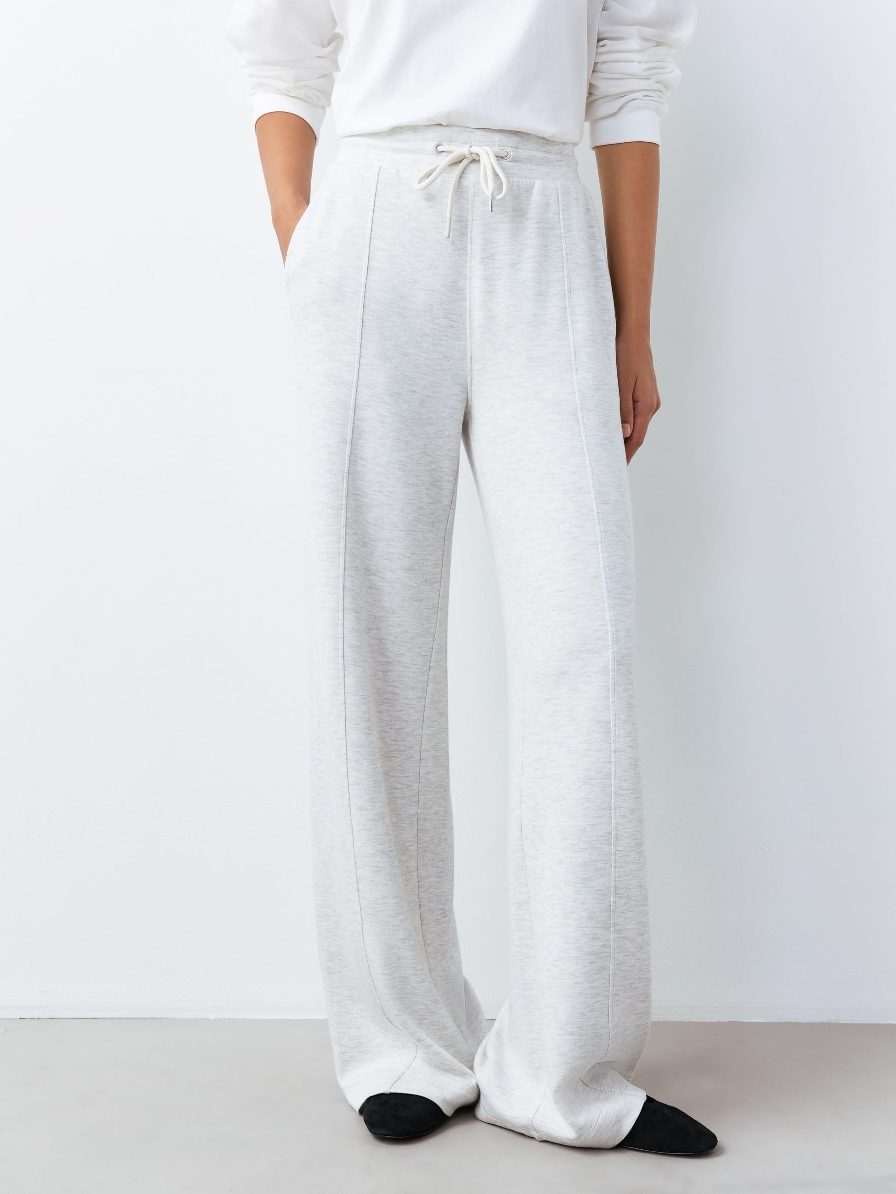 Next pantaloni jogging donna gamba larga jersey confezione da 2