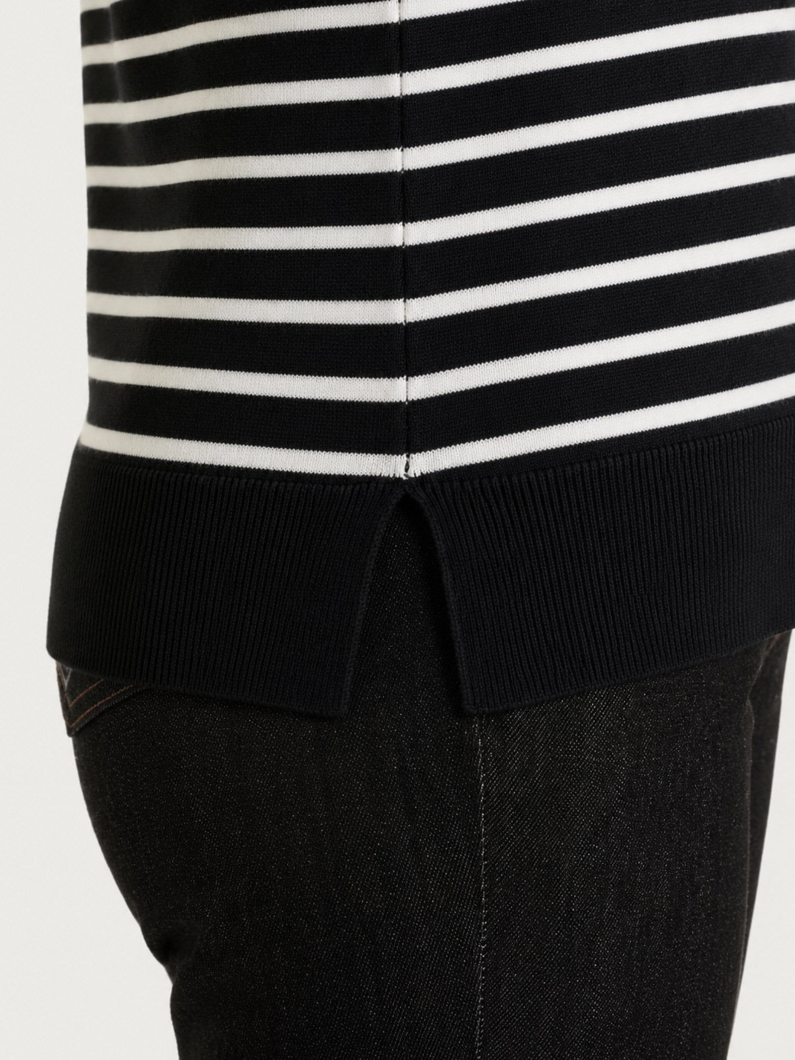 Ragno Four Seasons dolcevita donna righe fant.black
