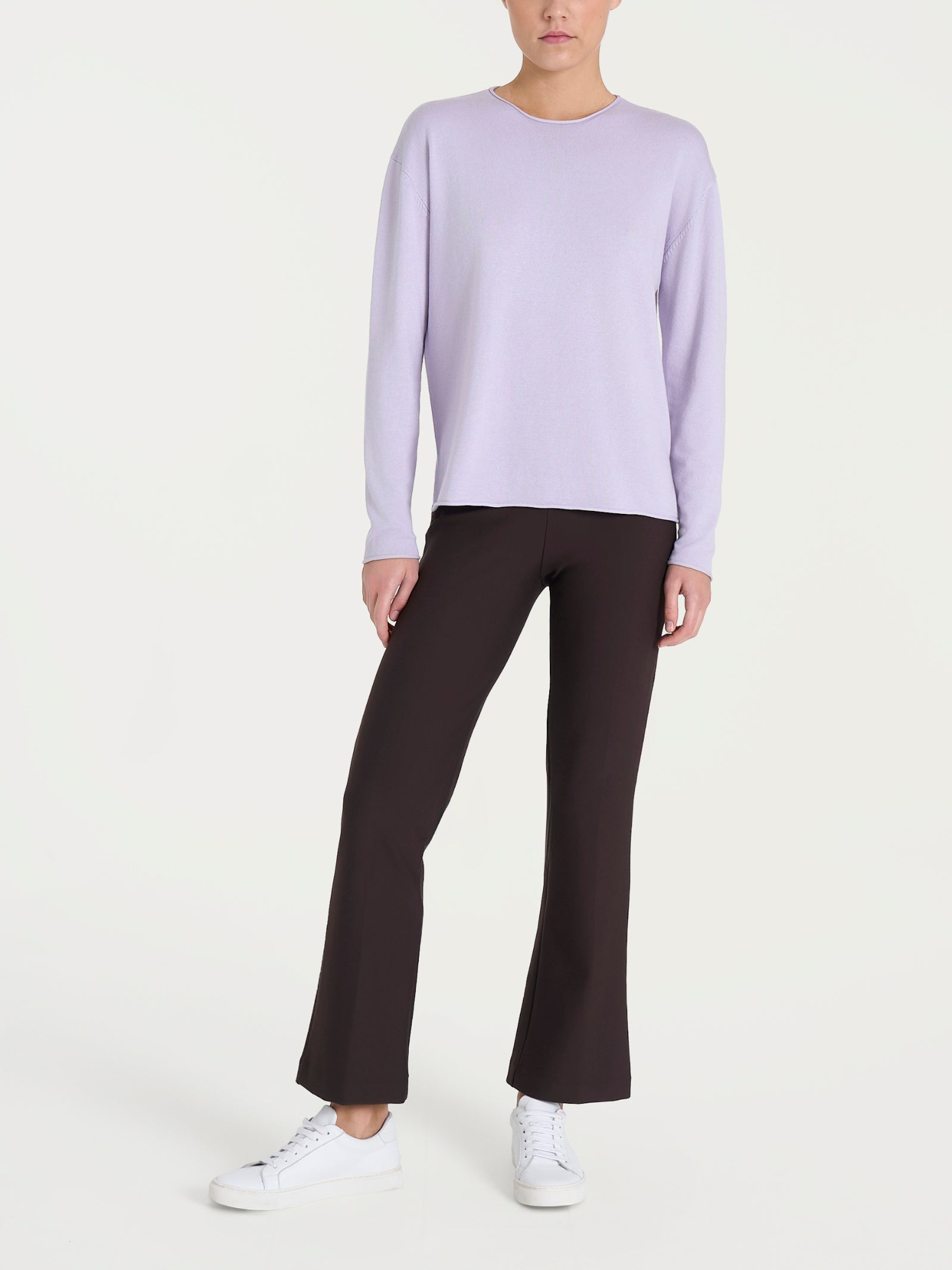 Ragno Four Seasons Maglia Girocollo Asimmetrica Thistle