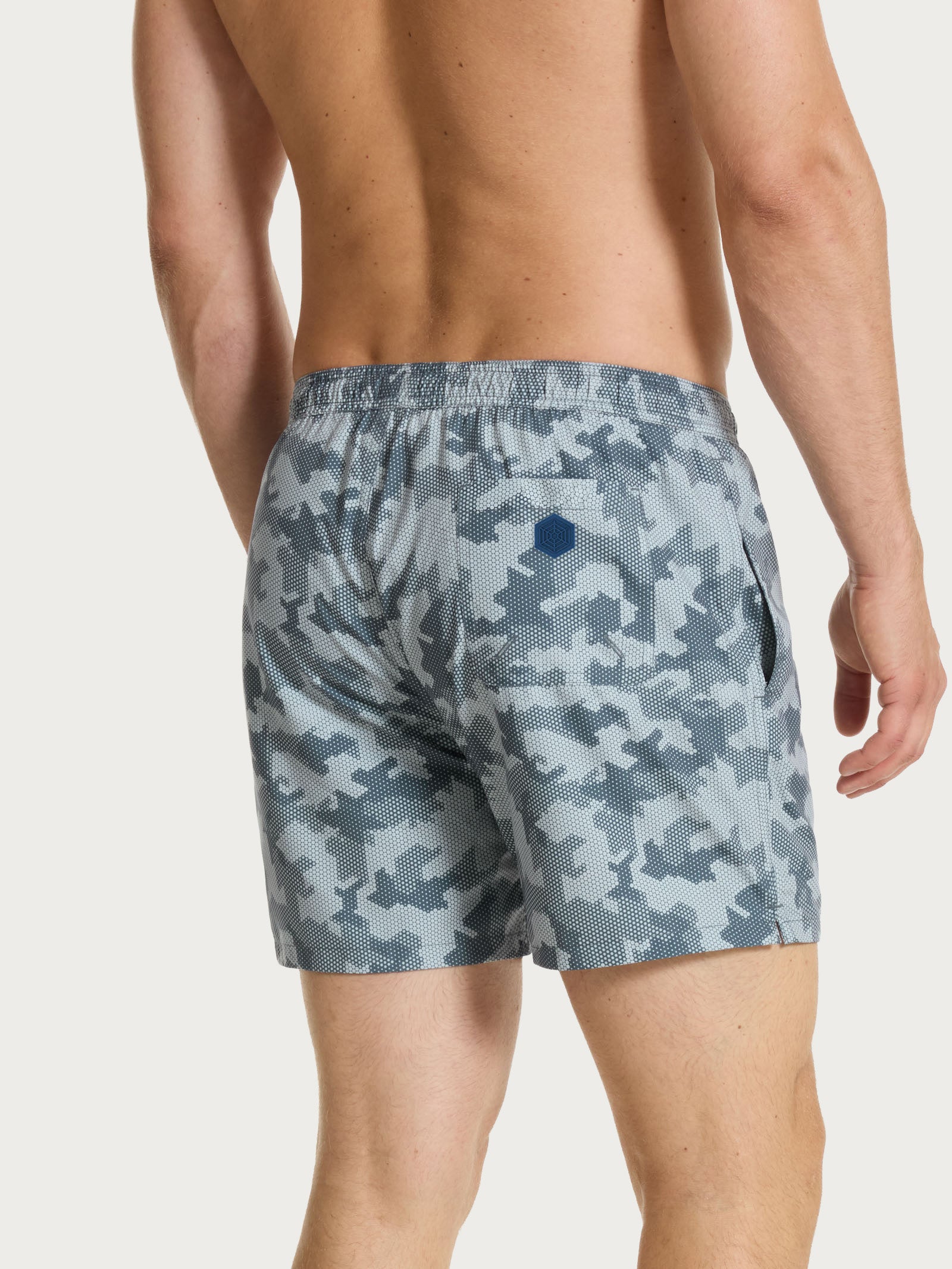 Ragno Beachwear Boxer Mare costume Fant. Harbor Mist asciugatura rapida
