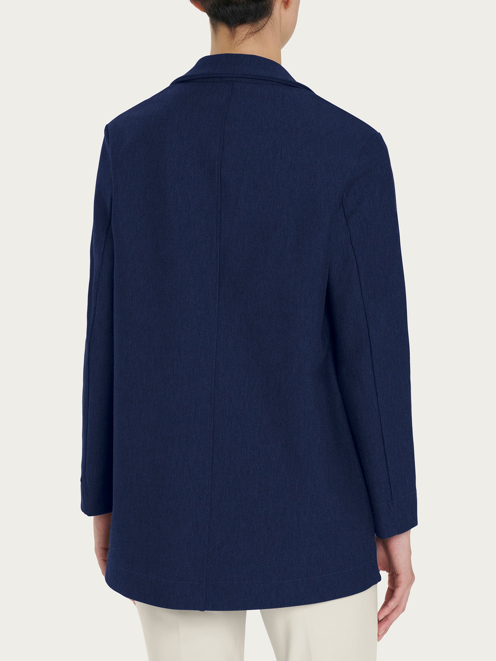 Ragno Compact blazer destrutturato Persia blu misto viscosa