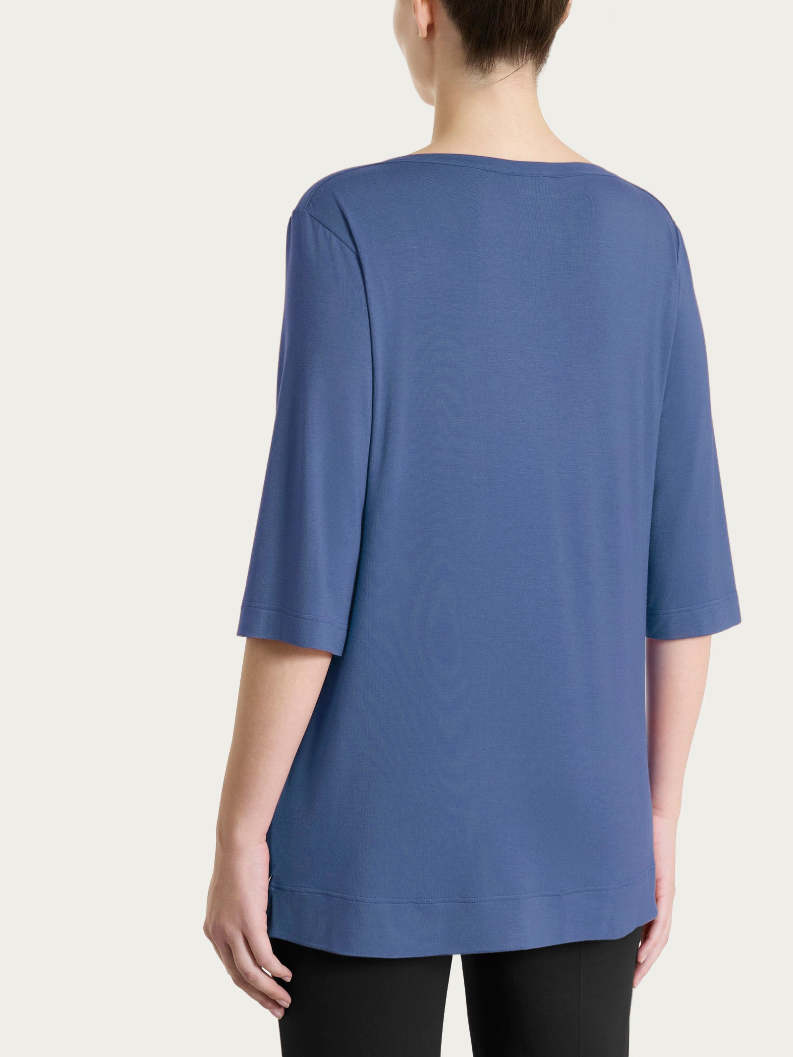 Ragno Viscosa Summer maglietta manica 3/4 blu Oceana