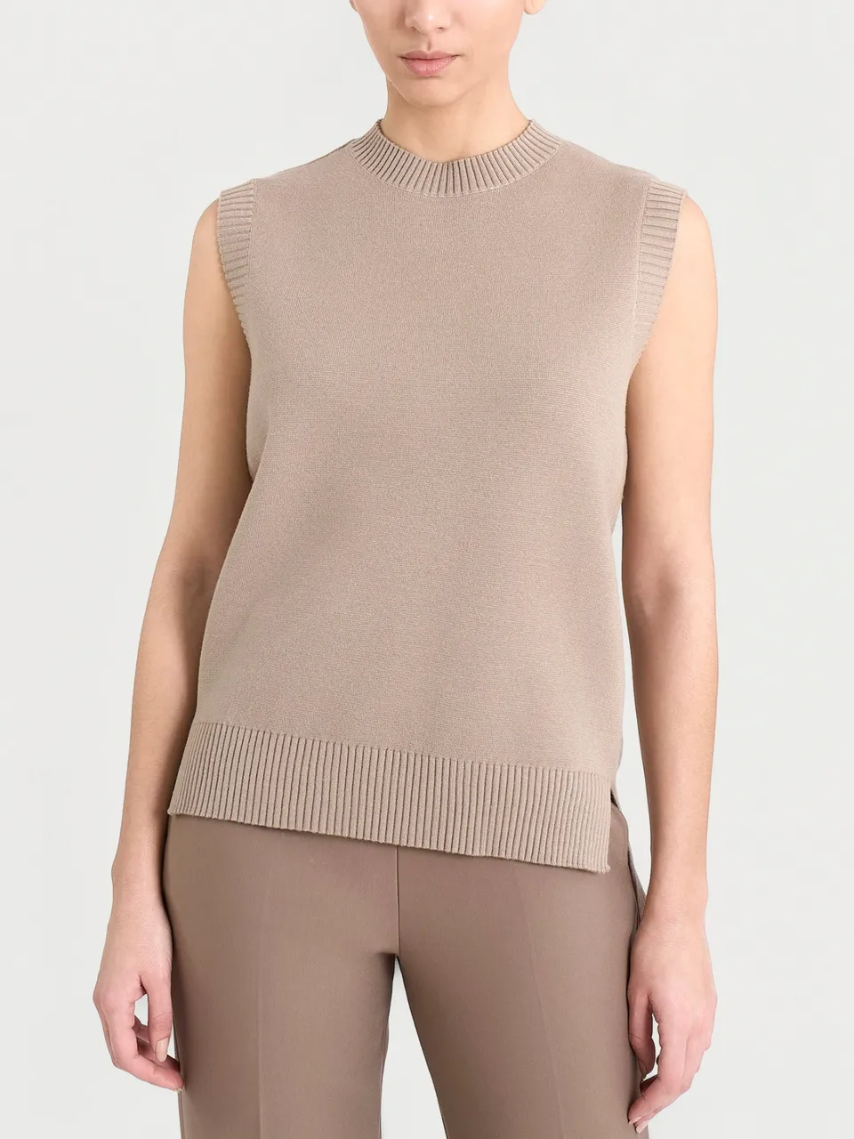 Ragno Super Soft Maglia Smanicata Cammello viscosa