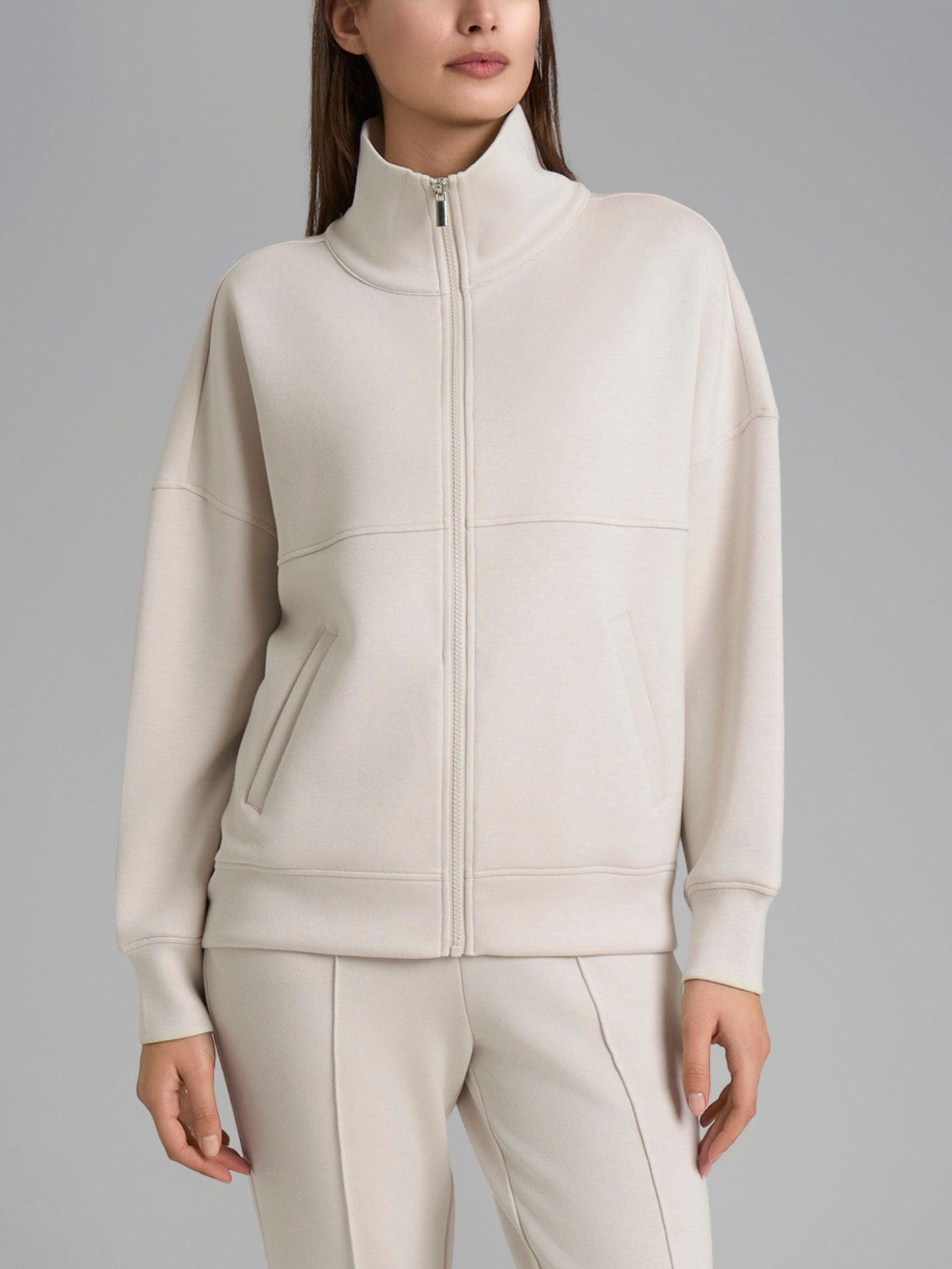 Ragno Comfort Giacchina Zip Scuba Champignon Calda