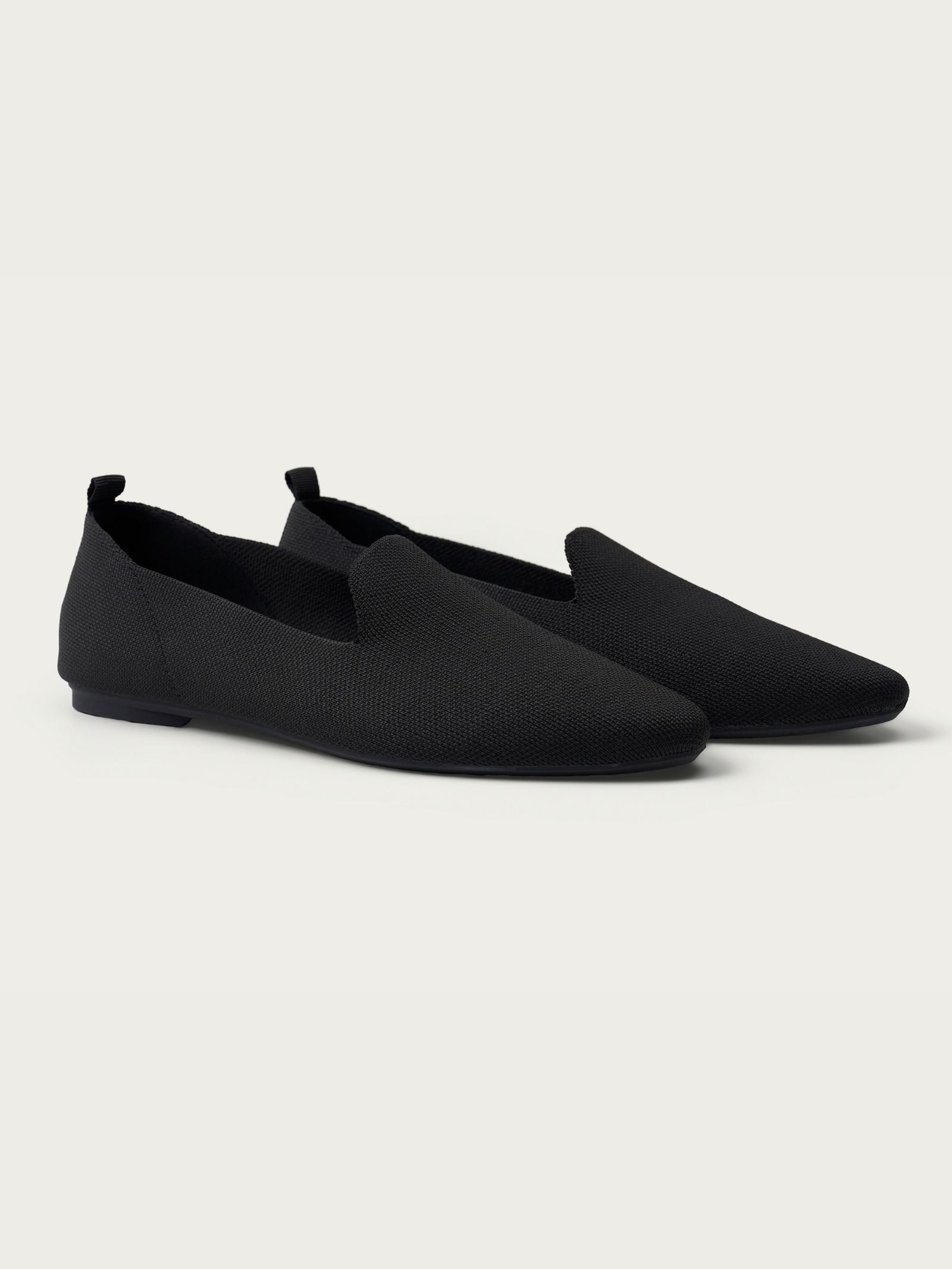 Ragno Loafer Slip On maglia ballerine nero antiscivolo